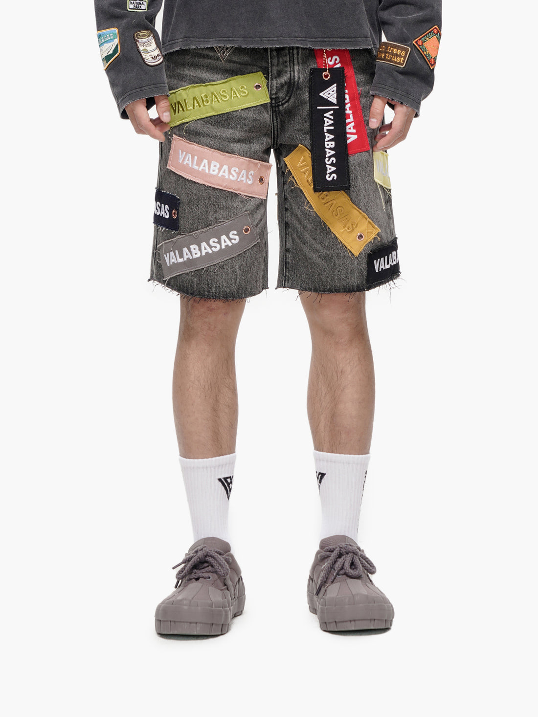 Banner Jorts Grey Wash