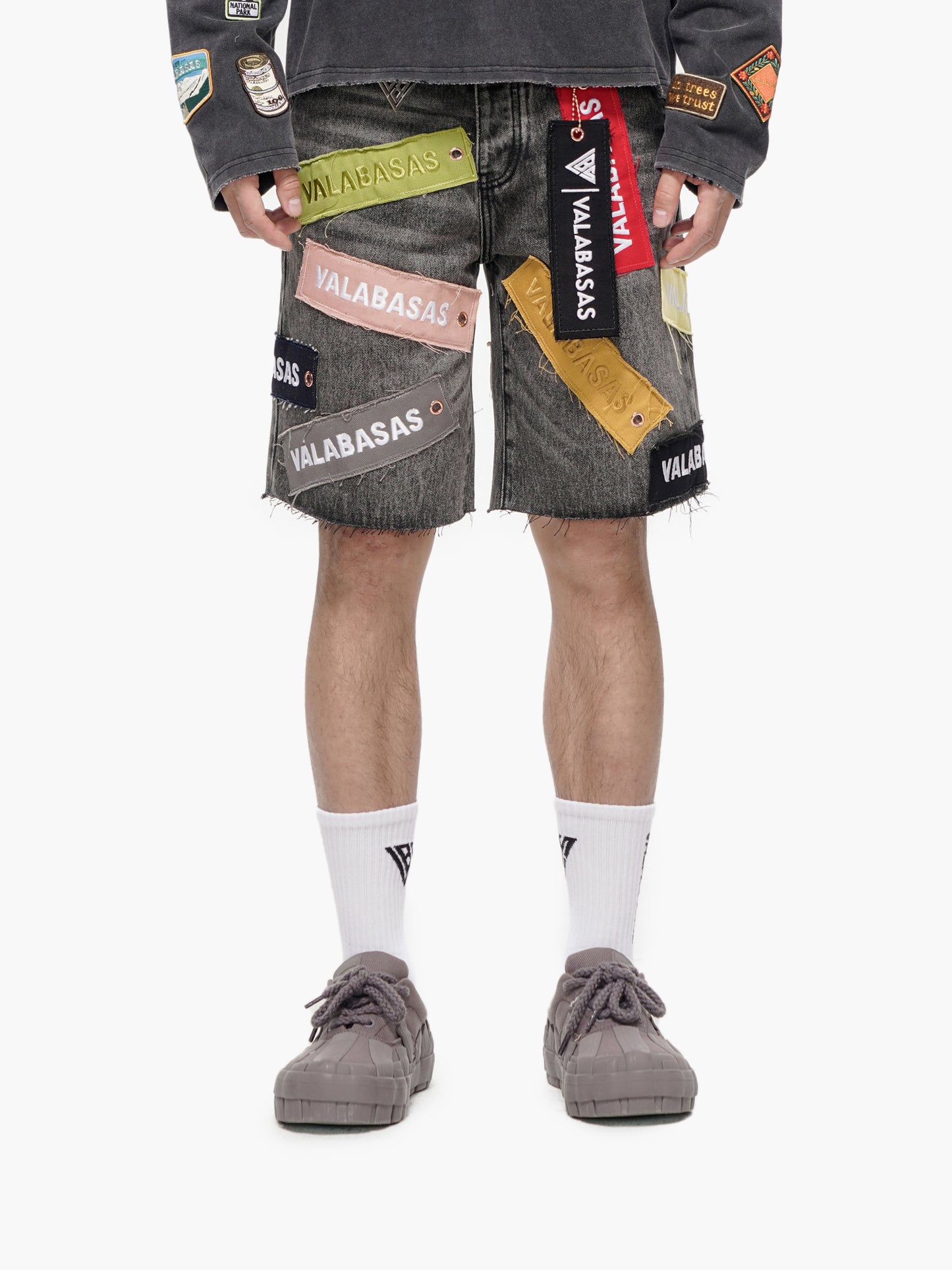 Banner Jorts Grey Wash
