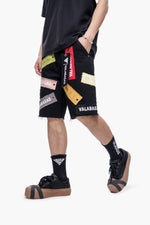 Banner Jorts Jet Black