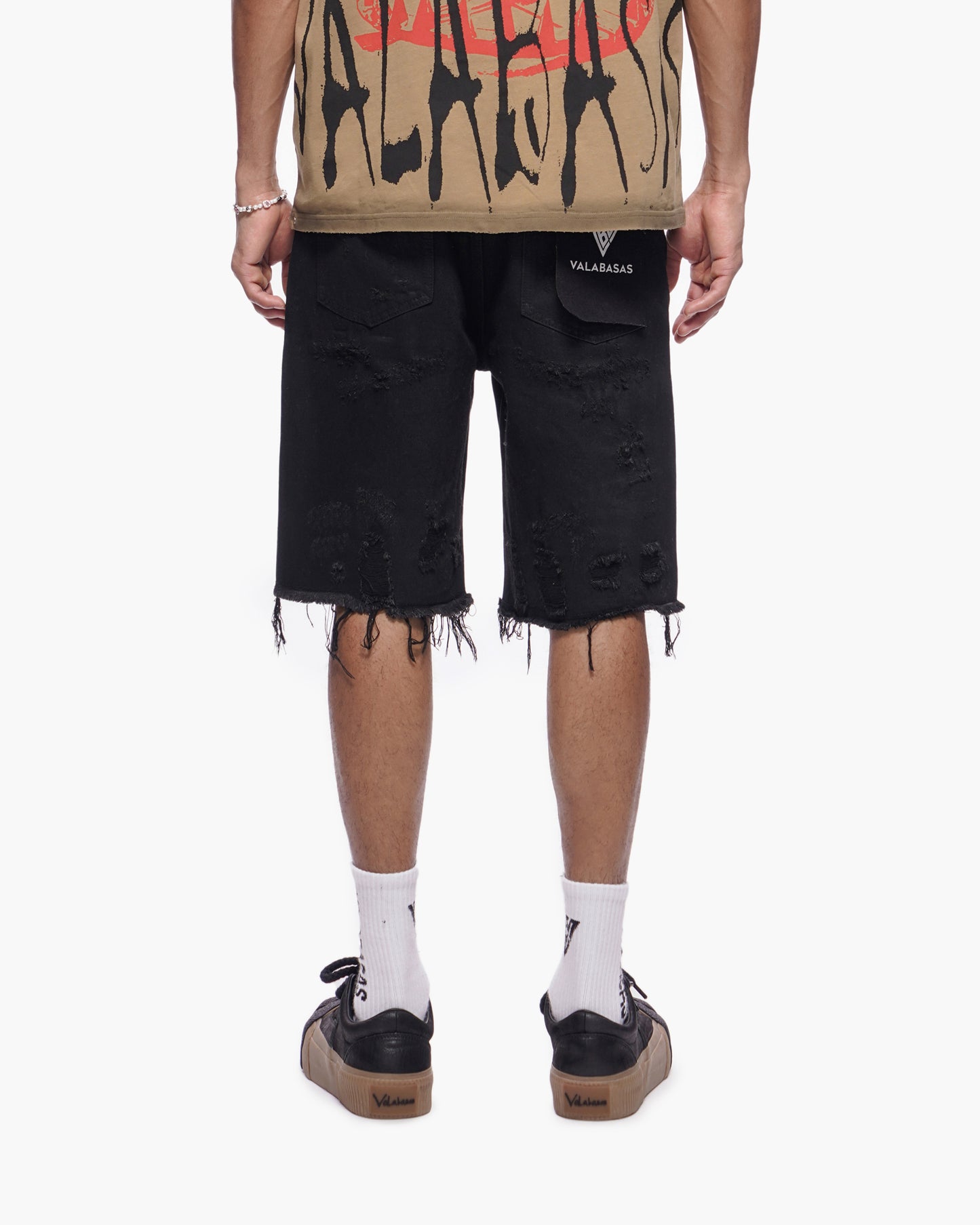 Clipped Jorts Black Waxed