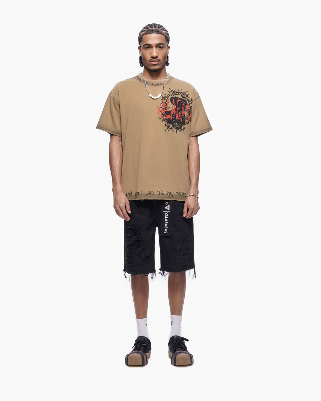 Clipped Jorts Black Waxed