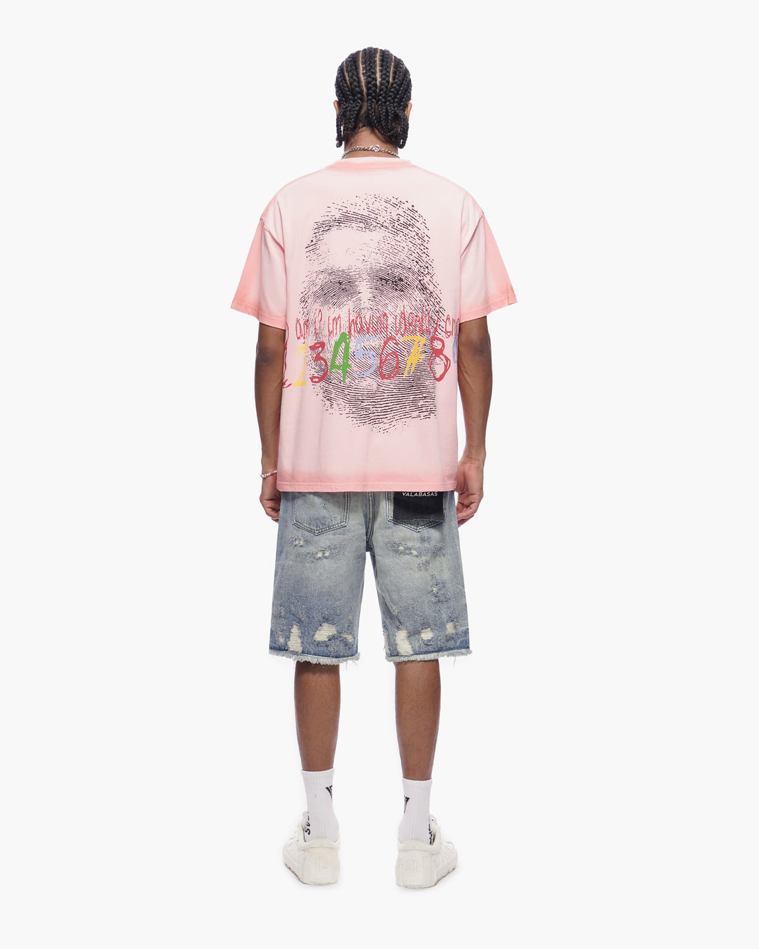 Clipped Jorts Blue Washed