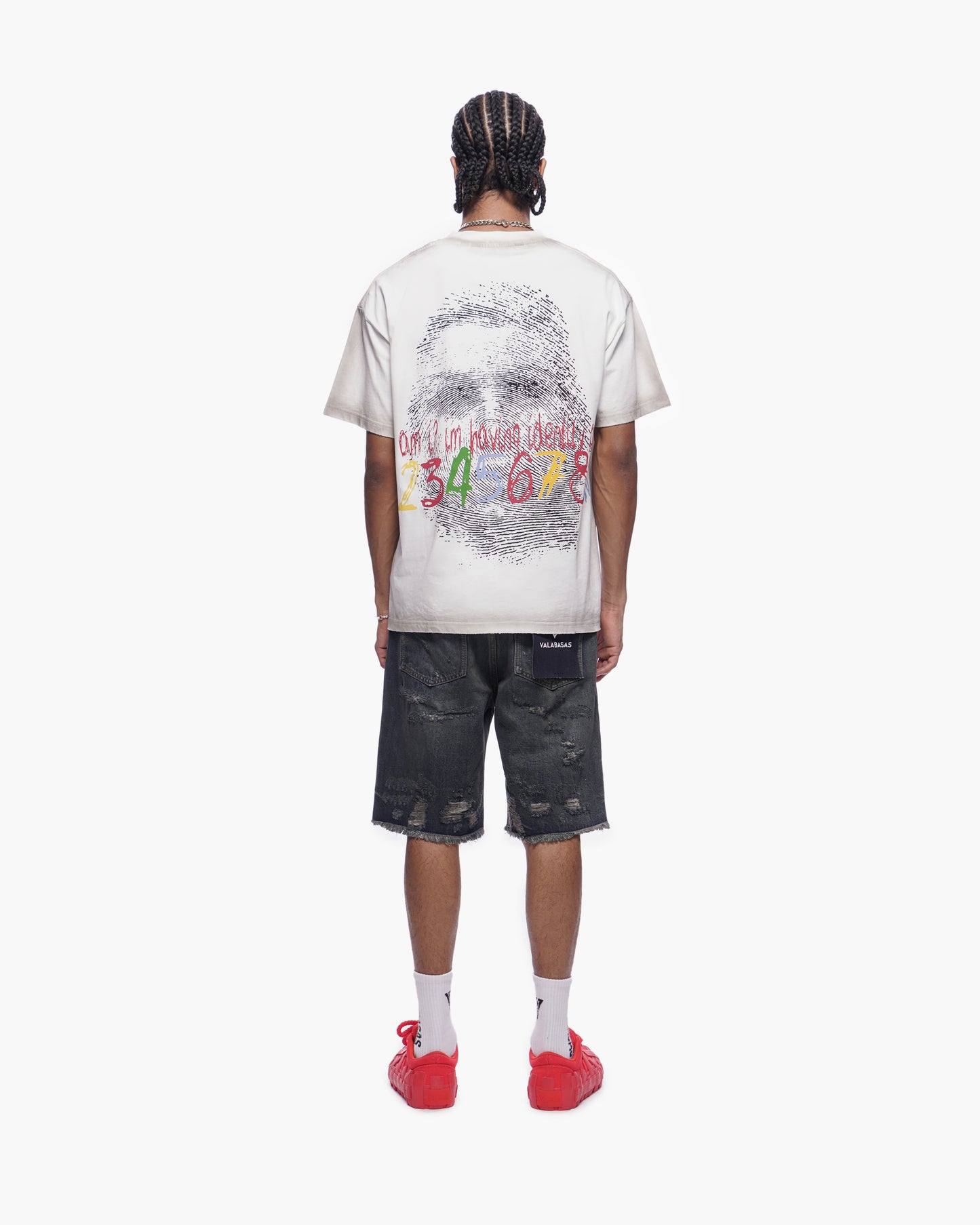 Clipped Jorts Dark Dirty Blue