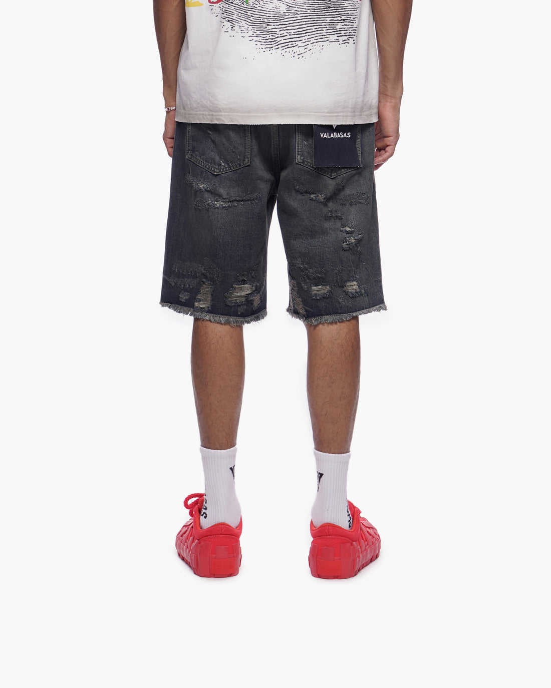 Clipped Jorts Dark Dirty Blue
