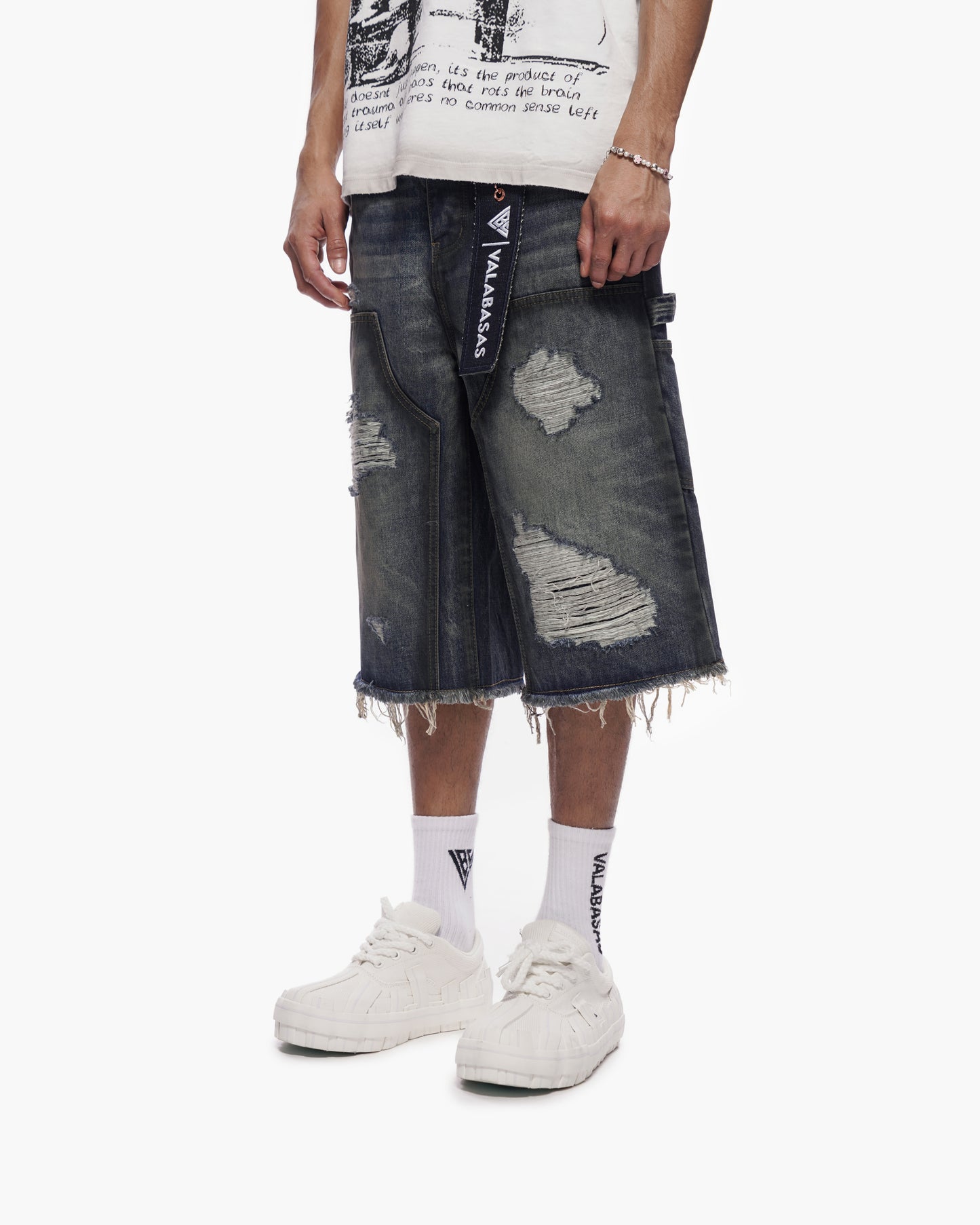 Revolt Dirty Blue Jorts