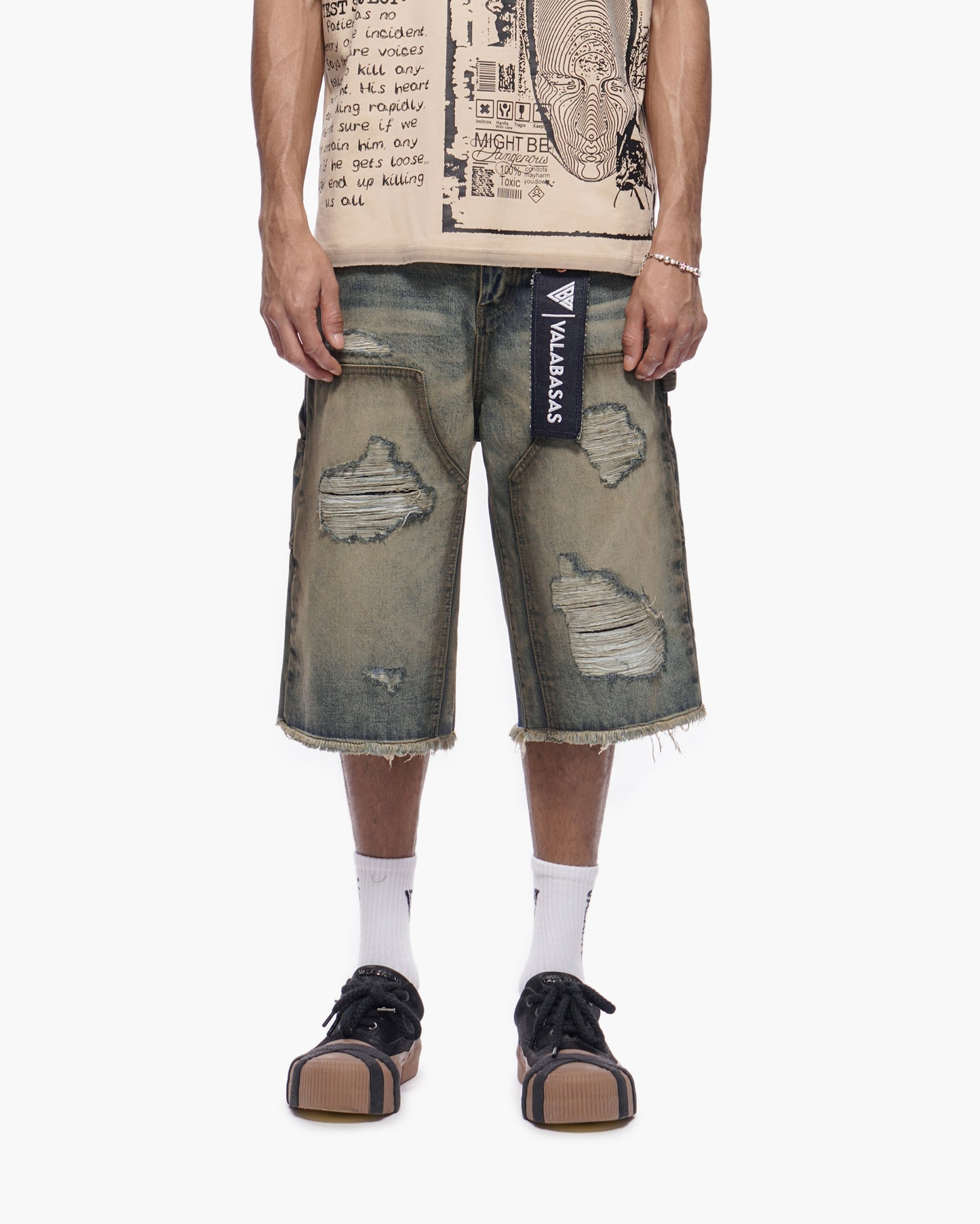 Revolt Dirty Vintage Washed Jorts