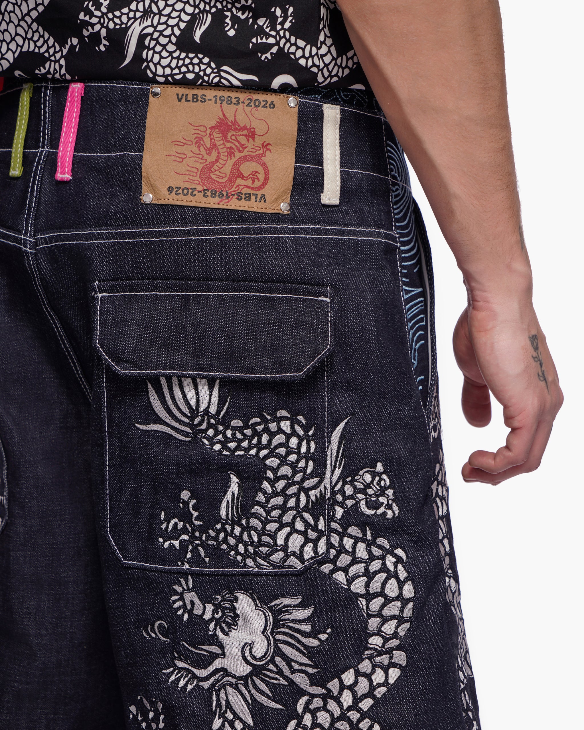 Nexoza Mens Jorts Indigo