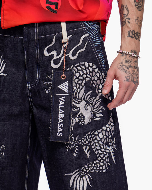 Nexoza Mens Jorts Indigo