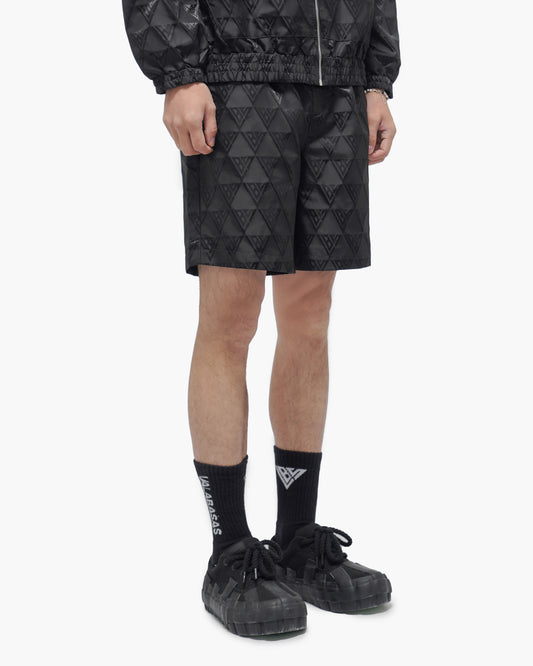Signature 2.0 Black Nylon Shorts