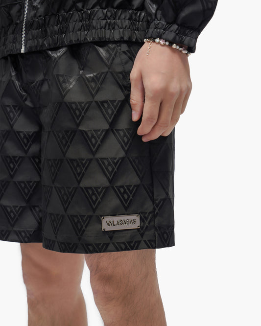 Signature 2.0 Black Nylon Shorts