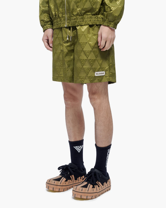 Signature 2.0 Olive Nylon Shorts