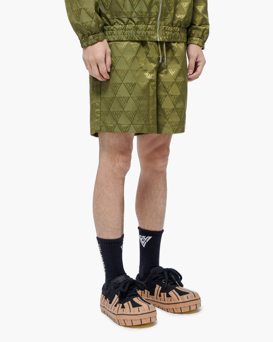 Signature 2.0 Olive Nylon Shorts