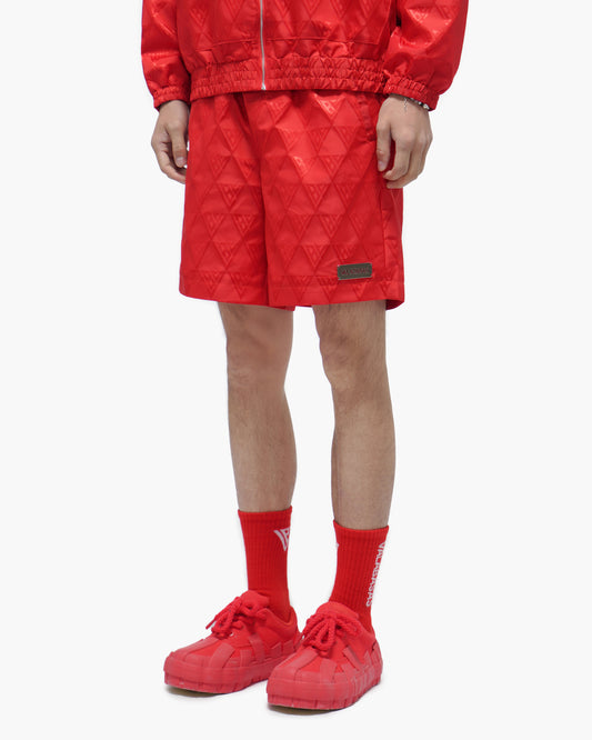 Signature 2.0 Red Nylon Shorts