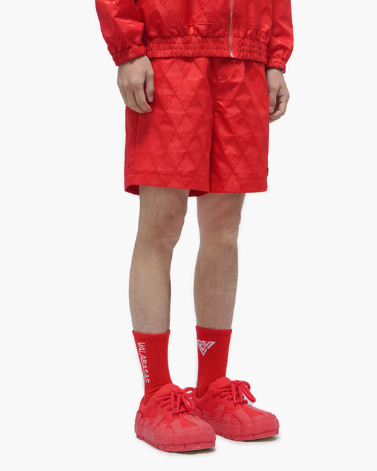 Signature 2.0 Red Nylon Shorts