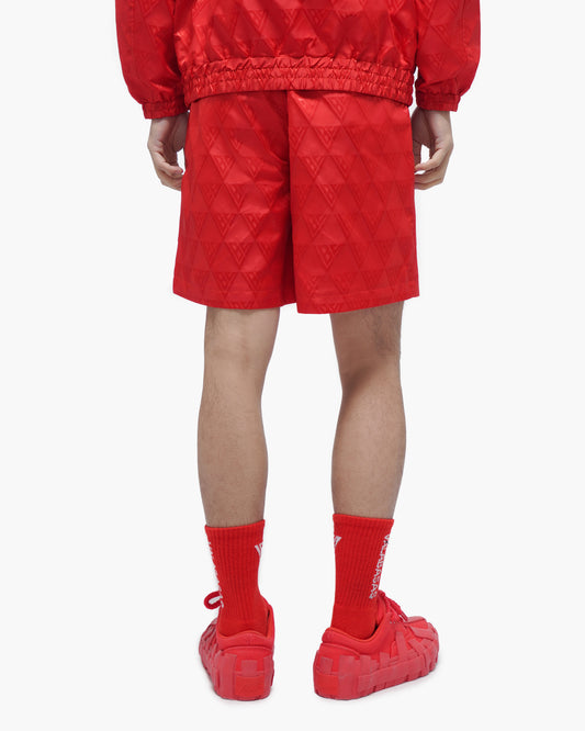 Signature 2.0 Red Nylon Shorts
