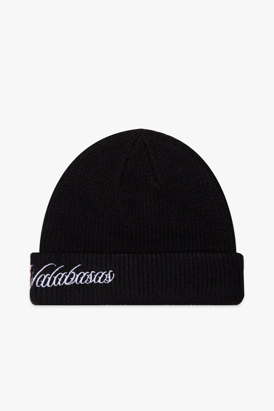 "GRANITE" BLACK BEANIE