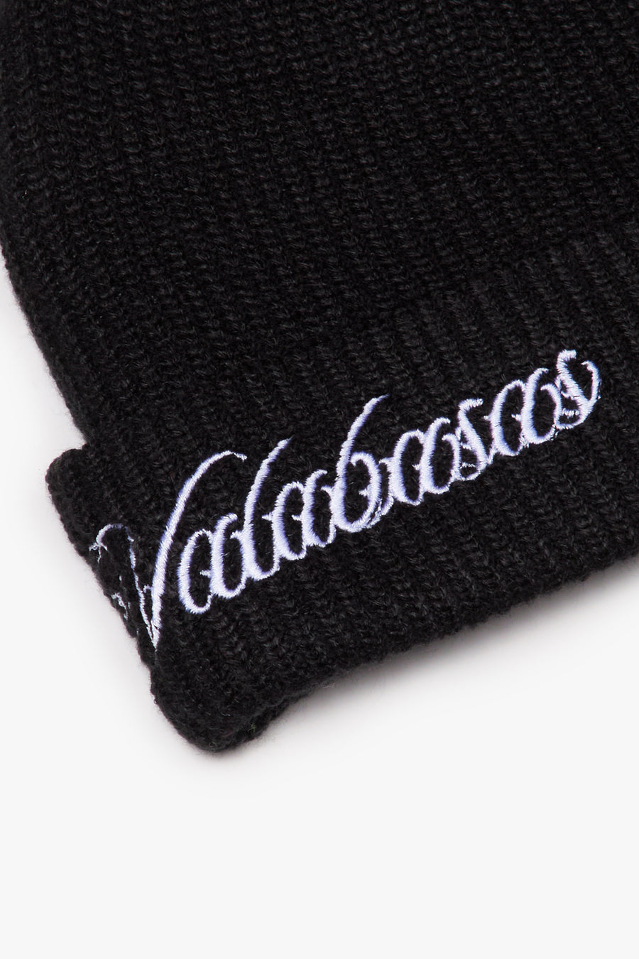 "GRANITE" BLACK BEANIE