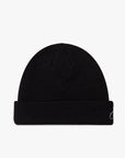 "GRANITE" BLACK BEANIE