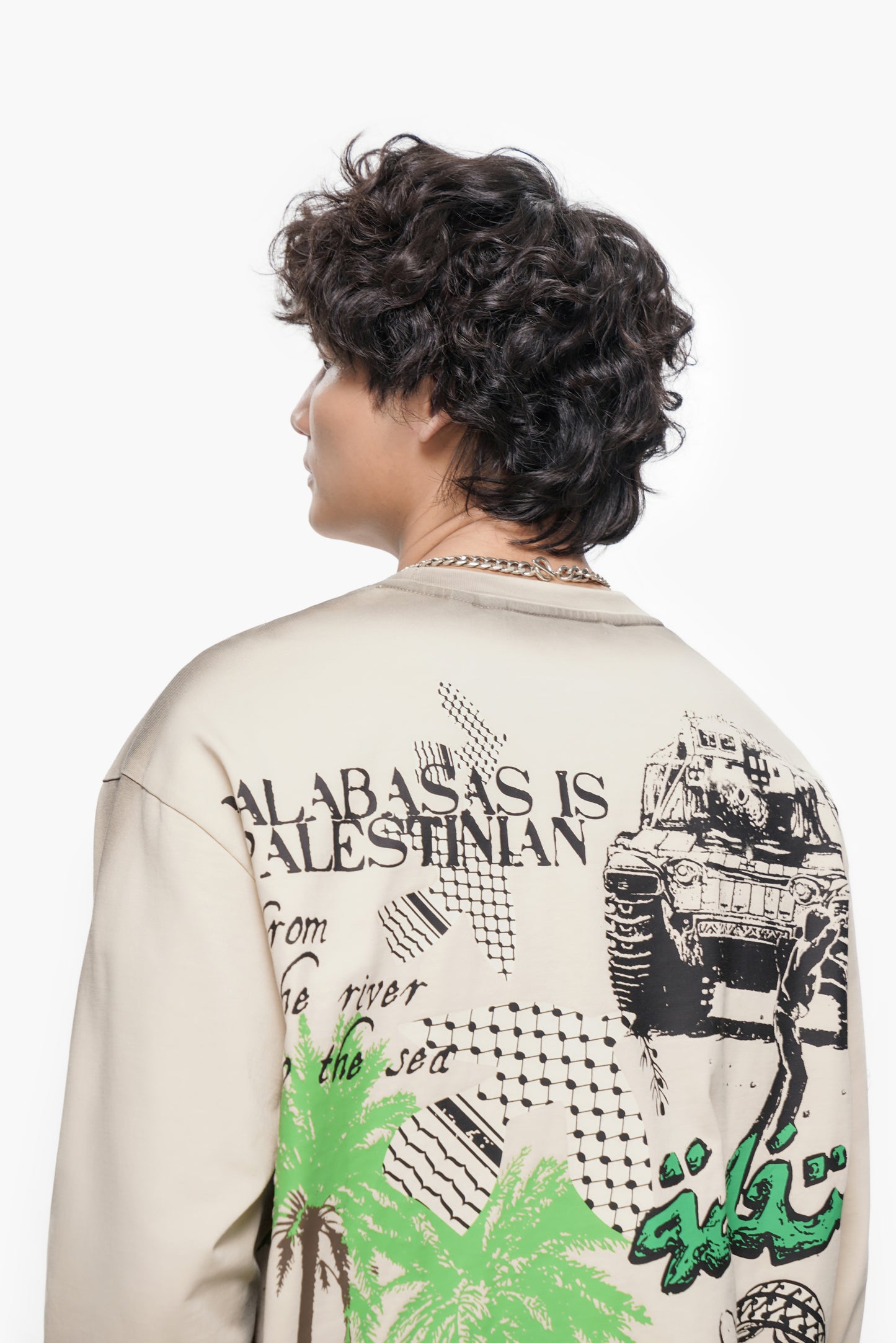 Pali Long Sleeve Tee White