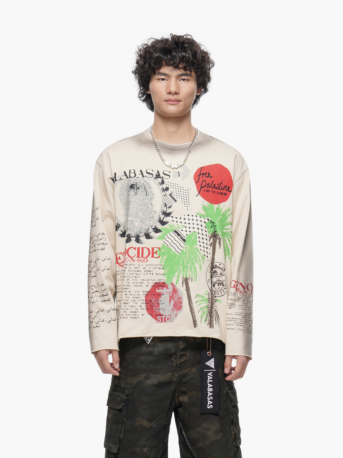 Pali Long Sleeve Tee White