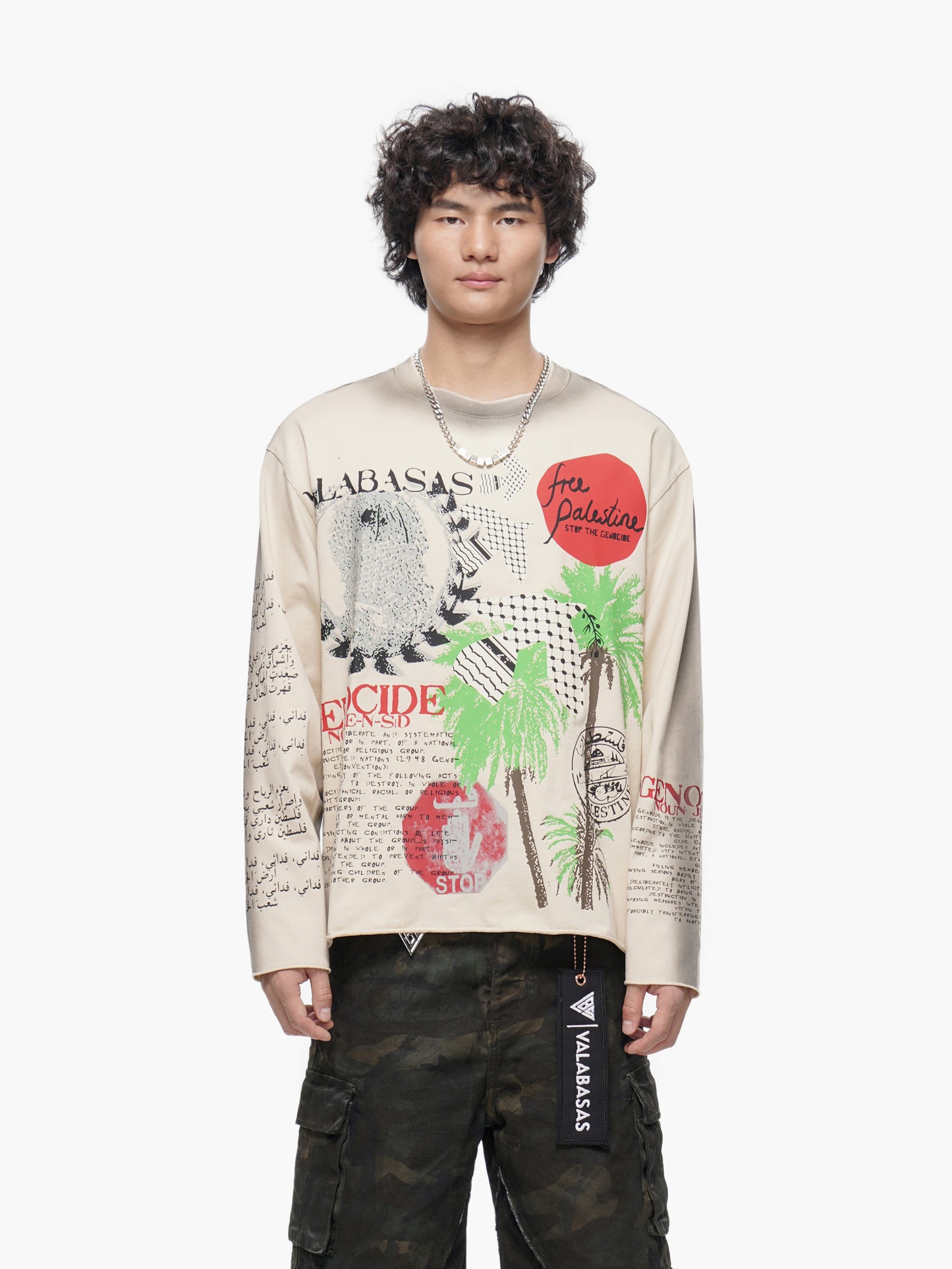 Pali Long Sleeve Tee White