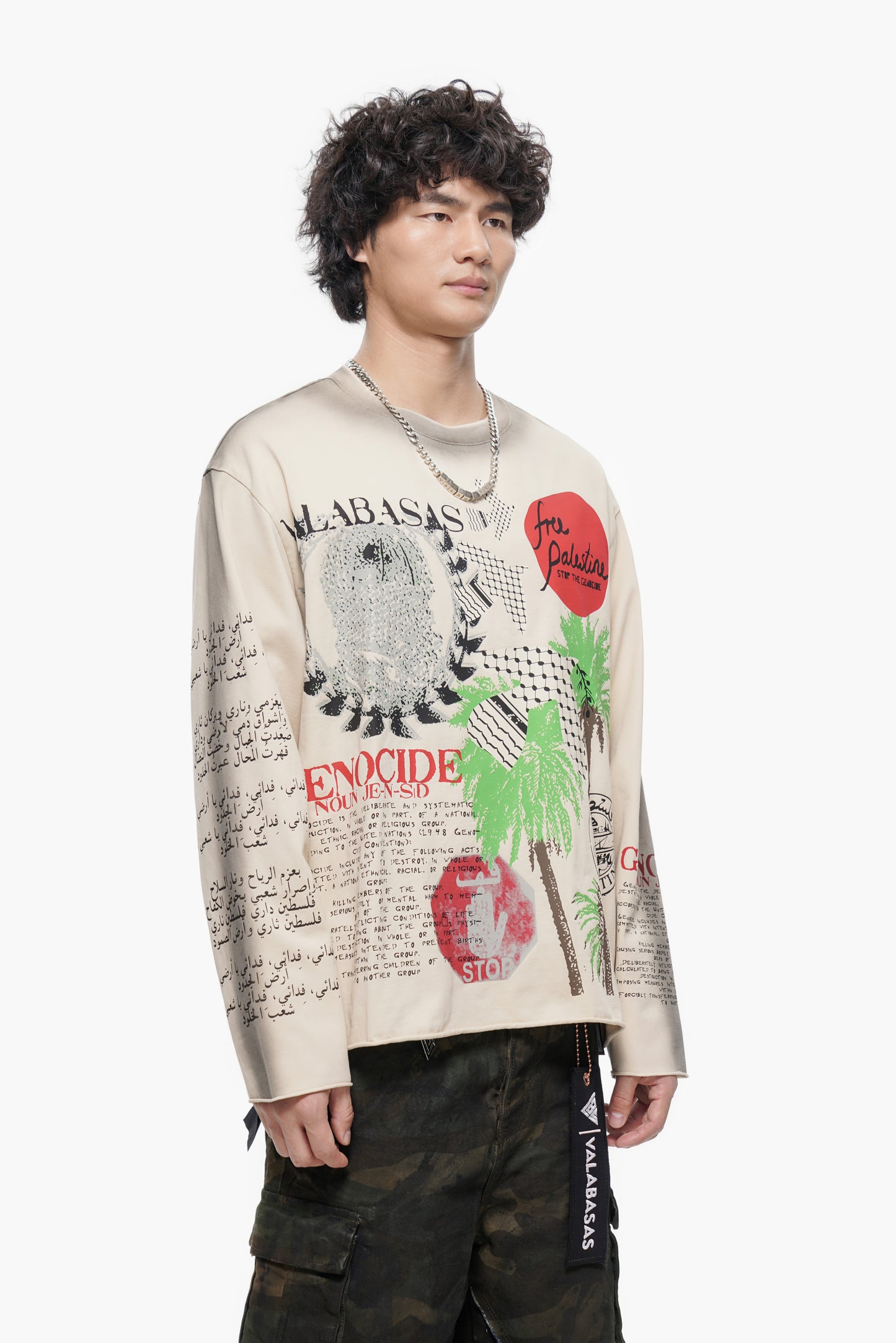 Pali Long Sleeve Tee White