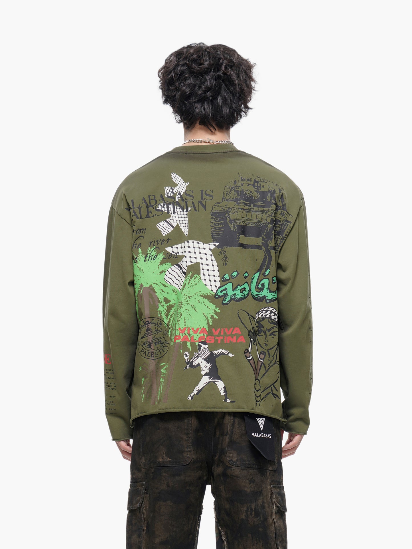 Pali Long Sleeve Tee Green