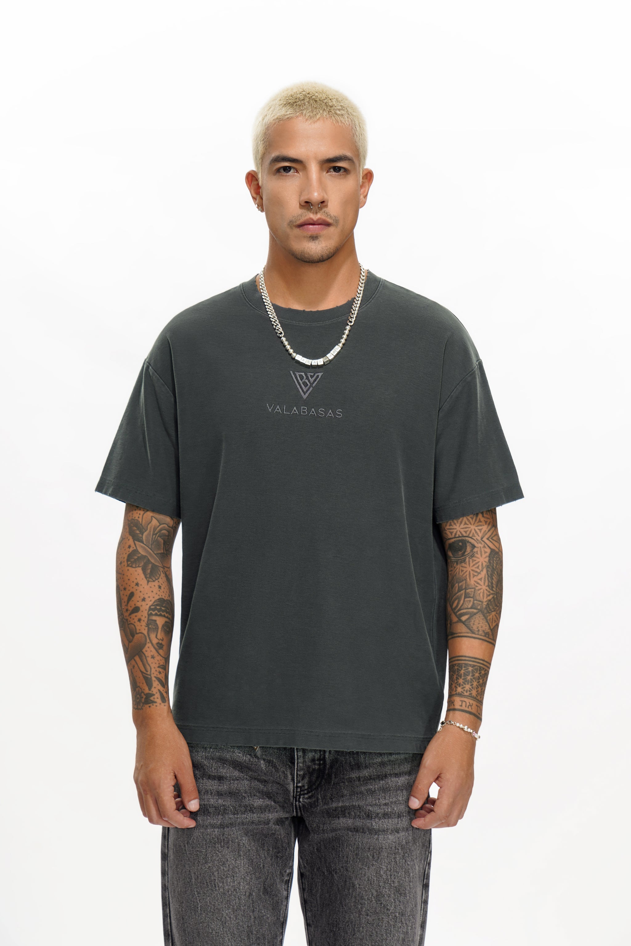 VLOGO Grey Tee