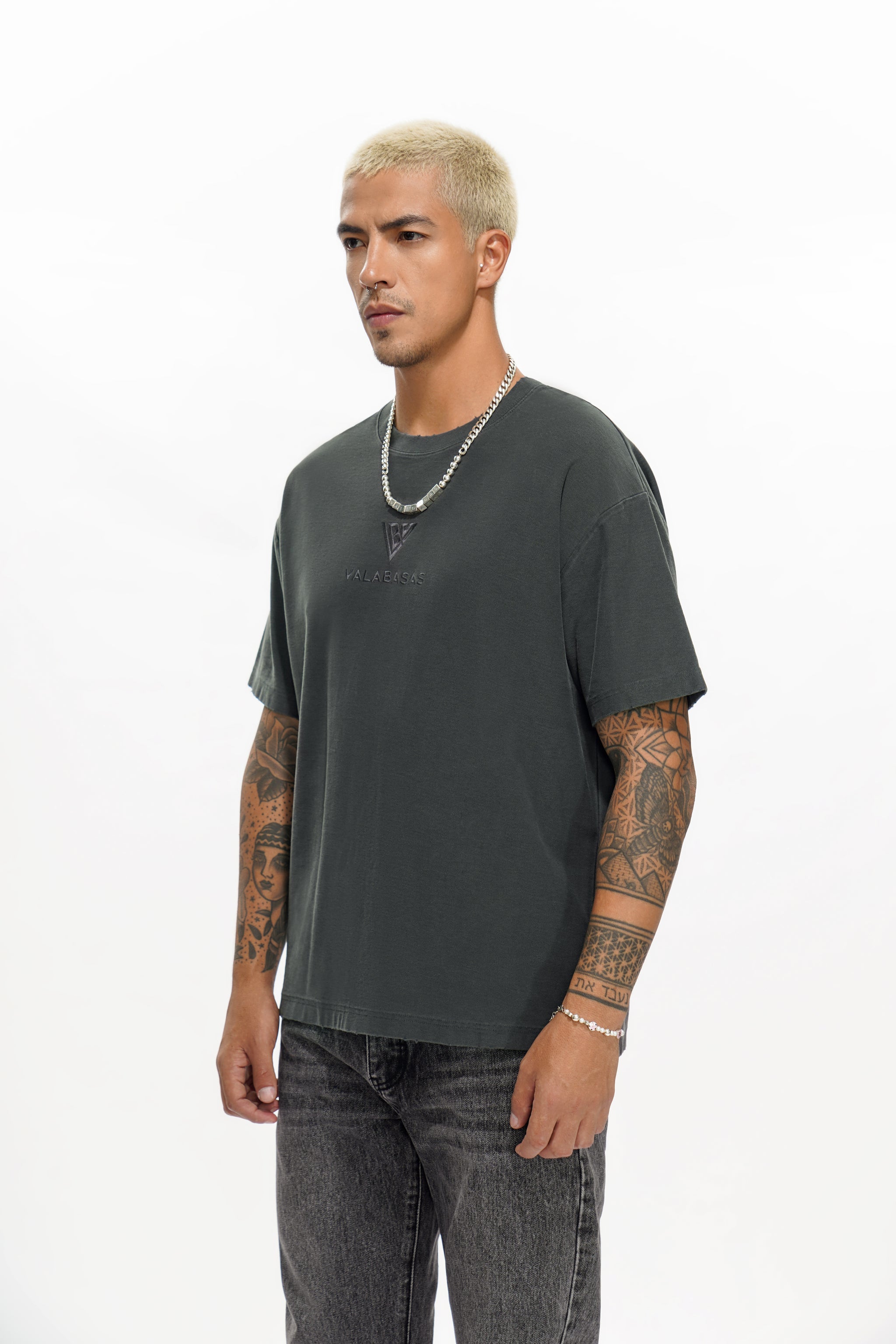 VLOGO Grey Tee