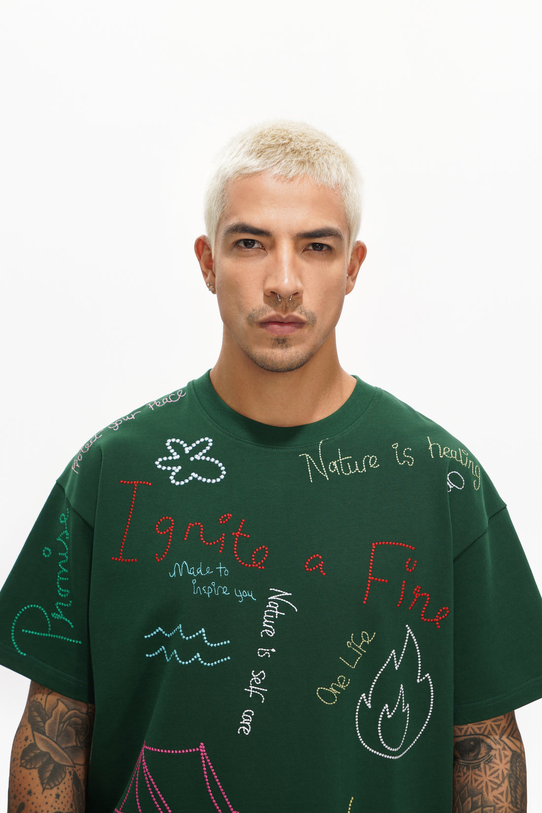 Trailborn Dark Green Tee