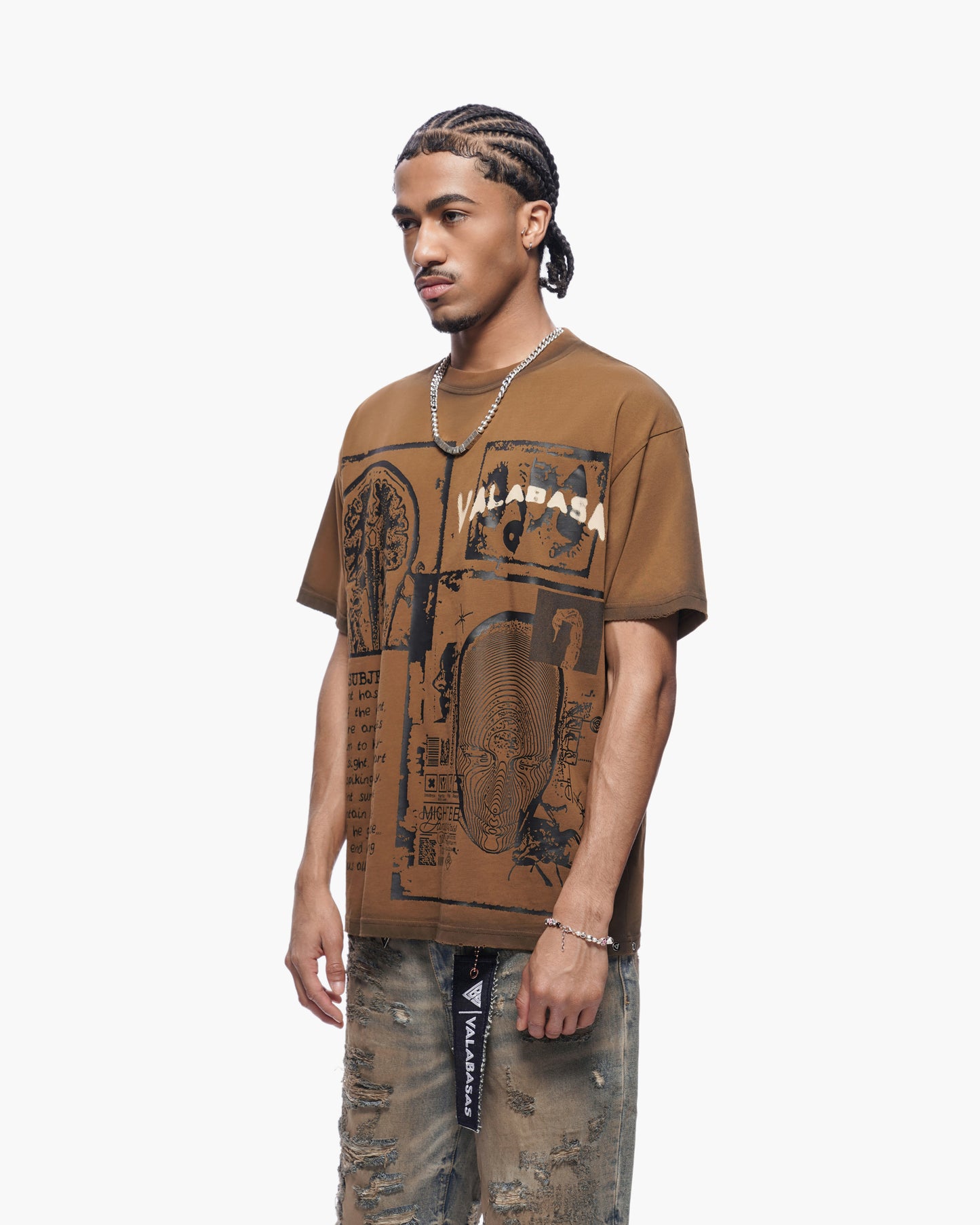 Cyber Tee Brown