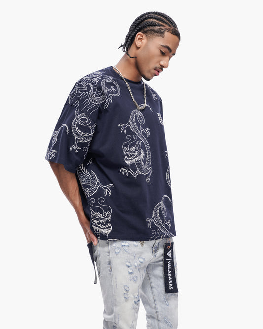 Yurei Tee Navy