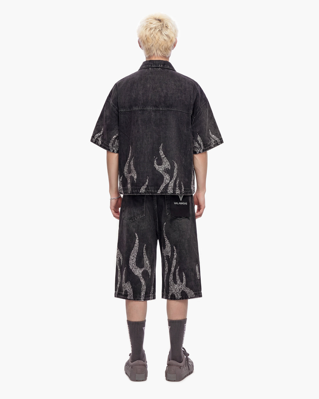 Torch Denim Woven Black