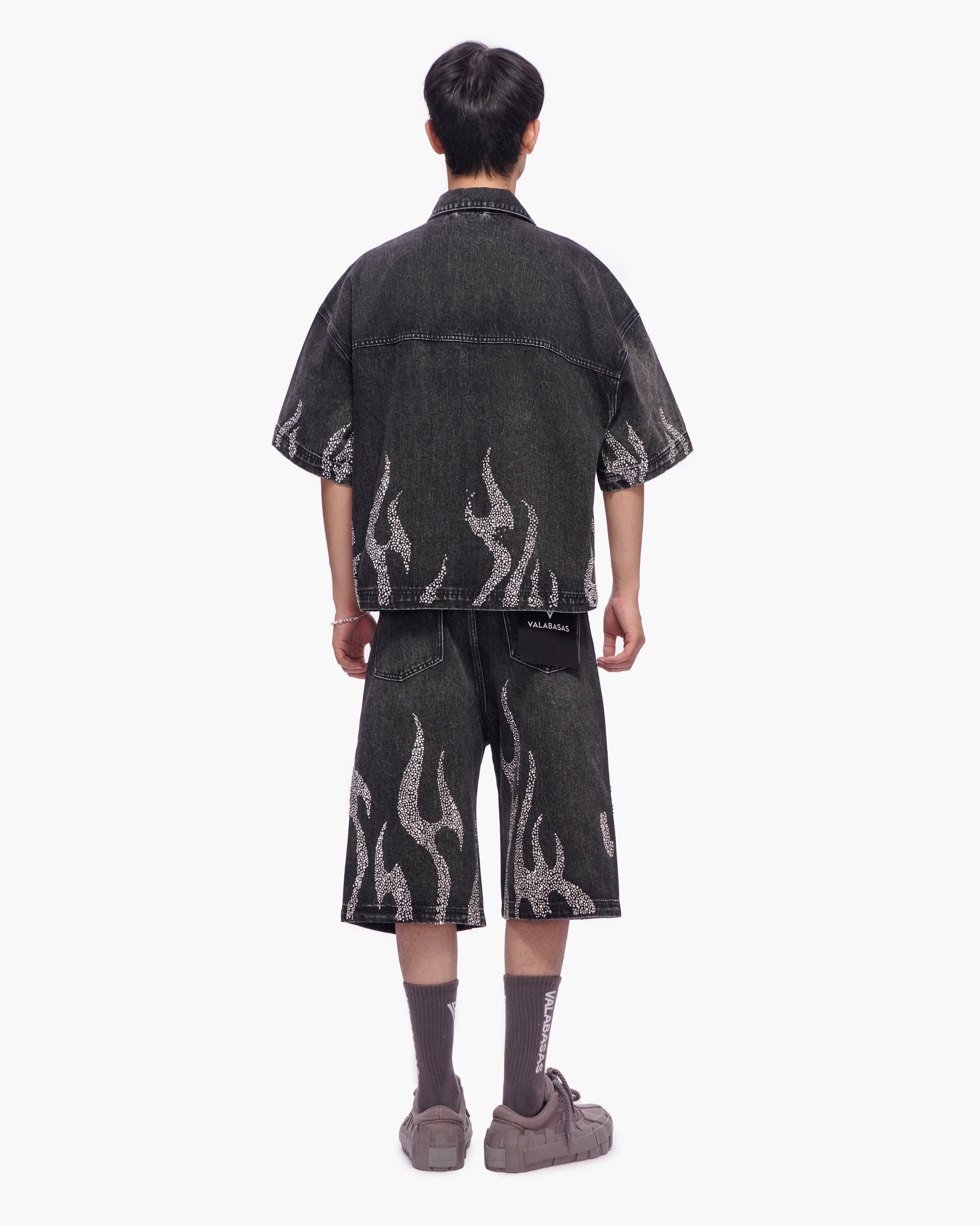 Torch Denim Woven Black