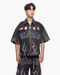 Torch Denim Woven Black