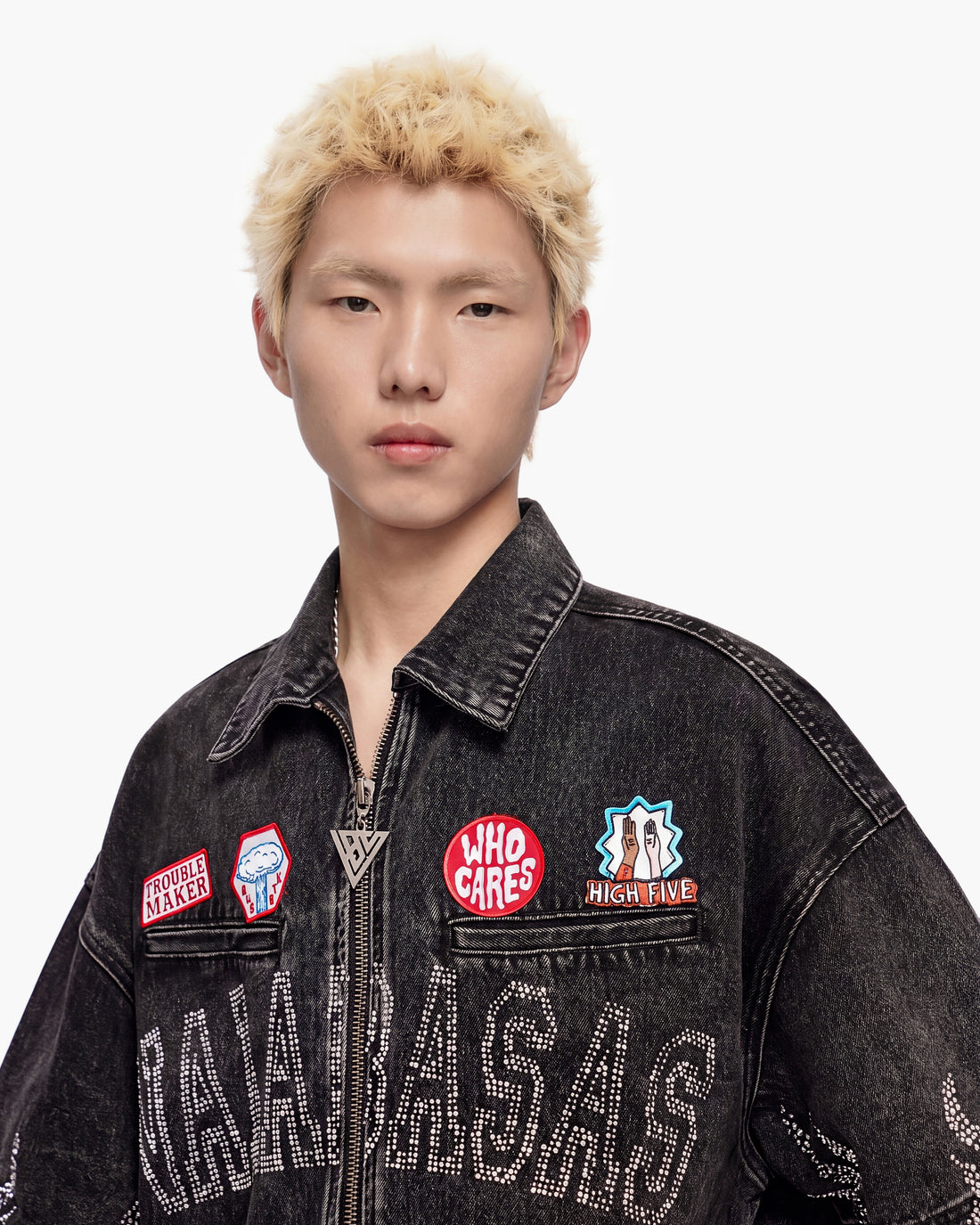 Torch Denim Woven Black
