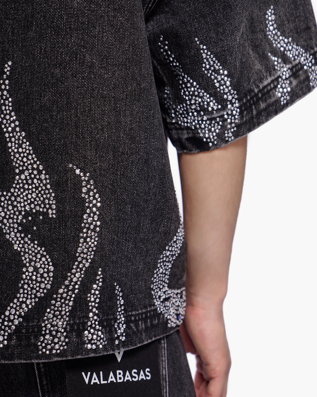Torch Denim Woven Black