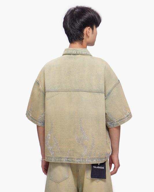 Torch Denim Woven Vintage Wash