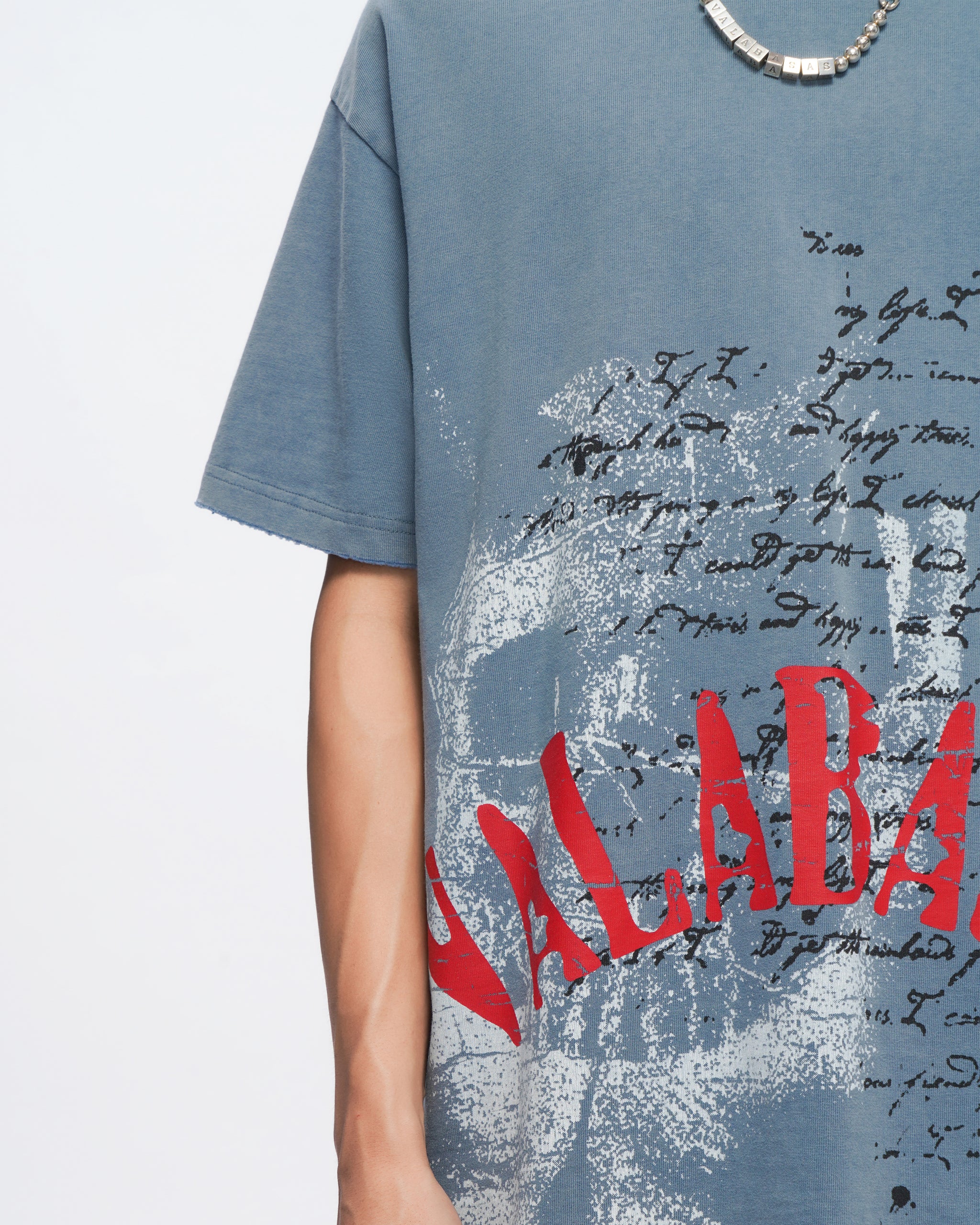 Devilish Lies Vintage Blue Tee