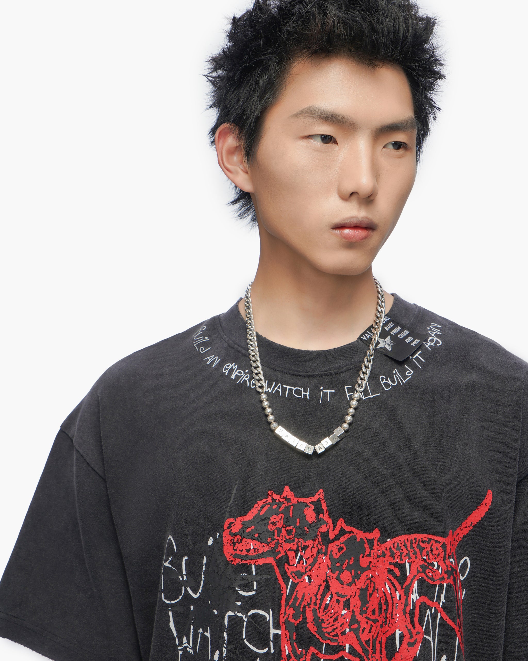 Fallen Empire Vintage Black Tee