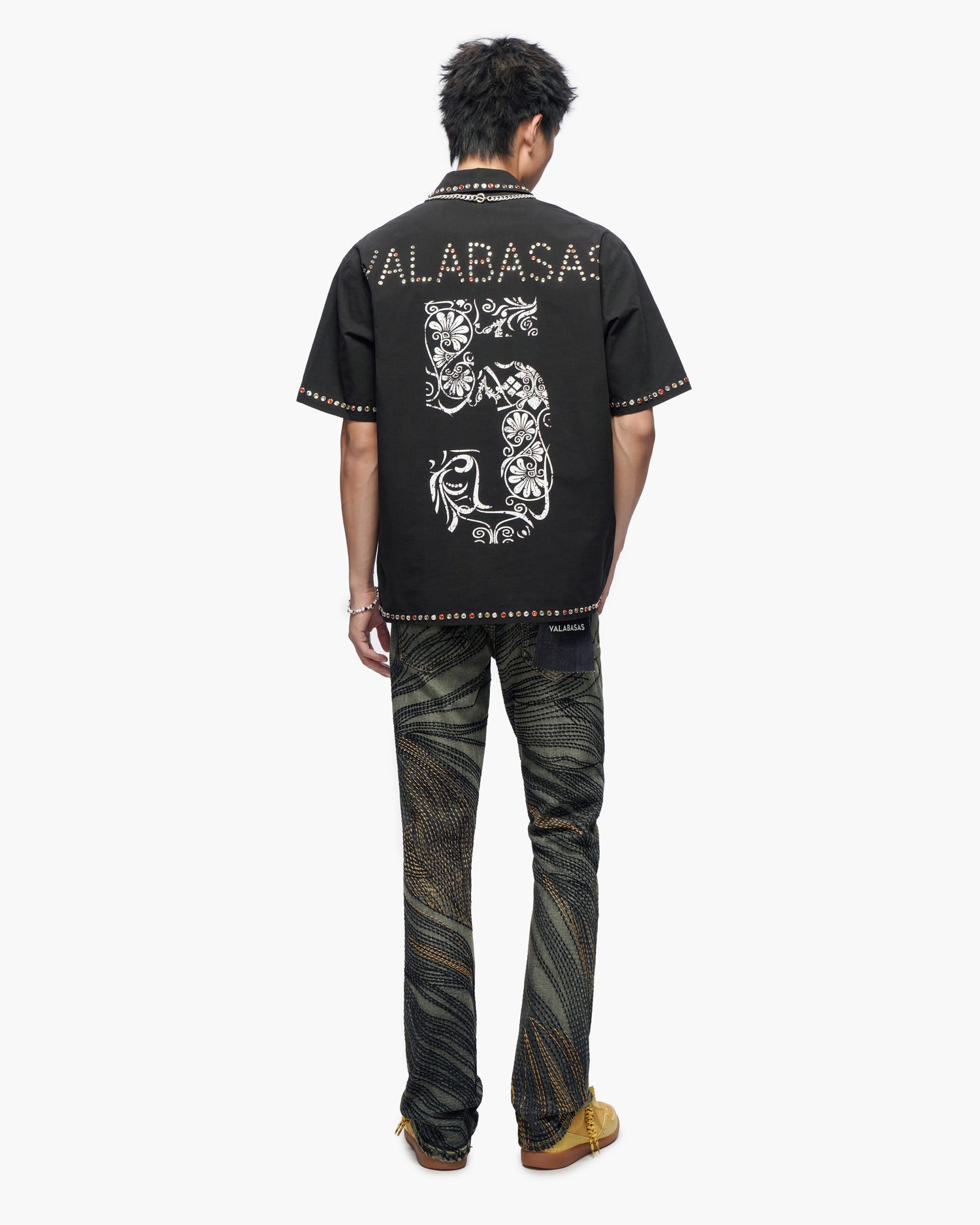 Framework Black Button Down Shirt