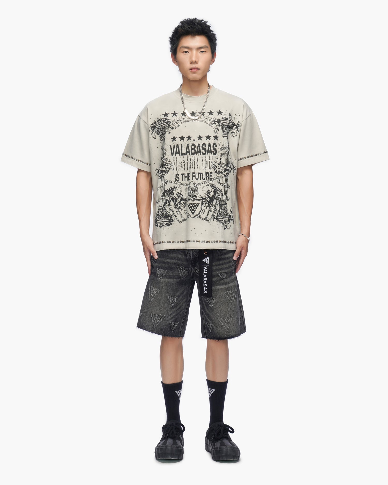 Parchment Tee Vintage Light Grey