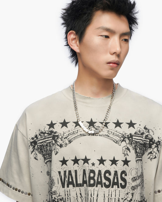 Parchment Tee Vintage Light Grey