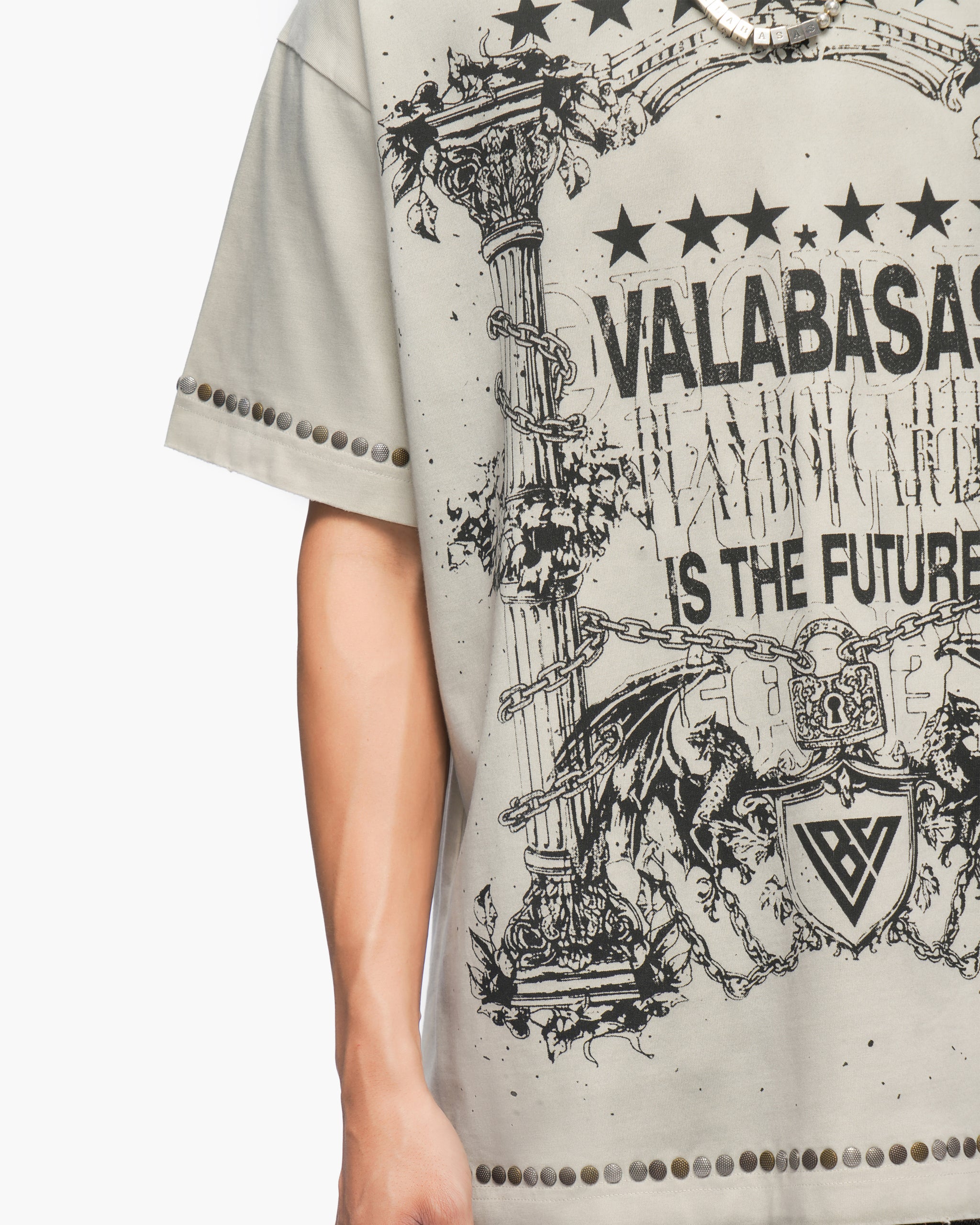 Parchment Tee Vintage Light Grey