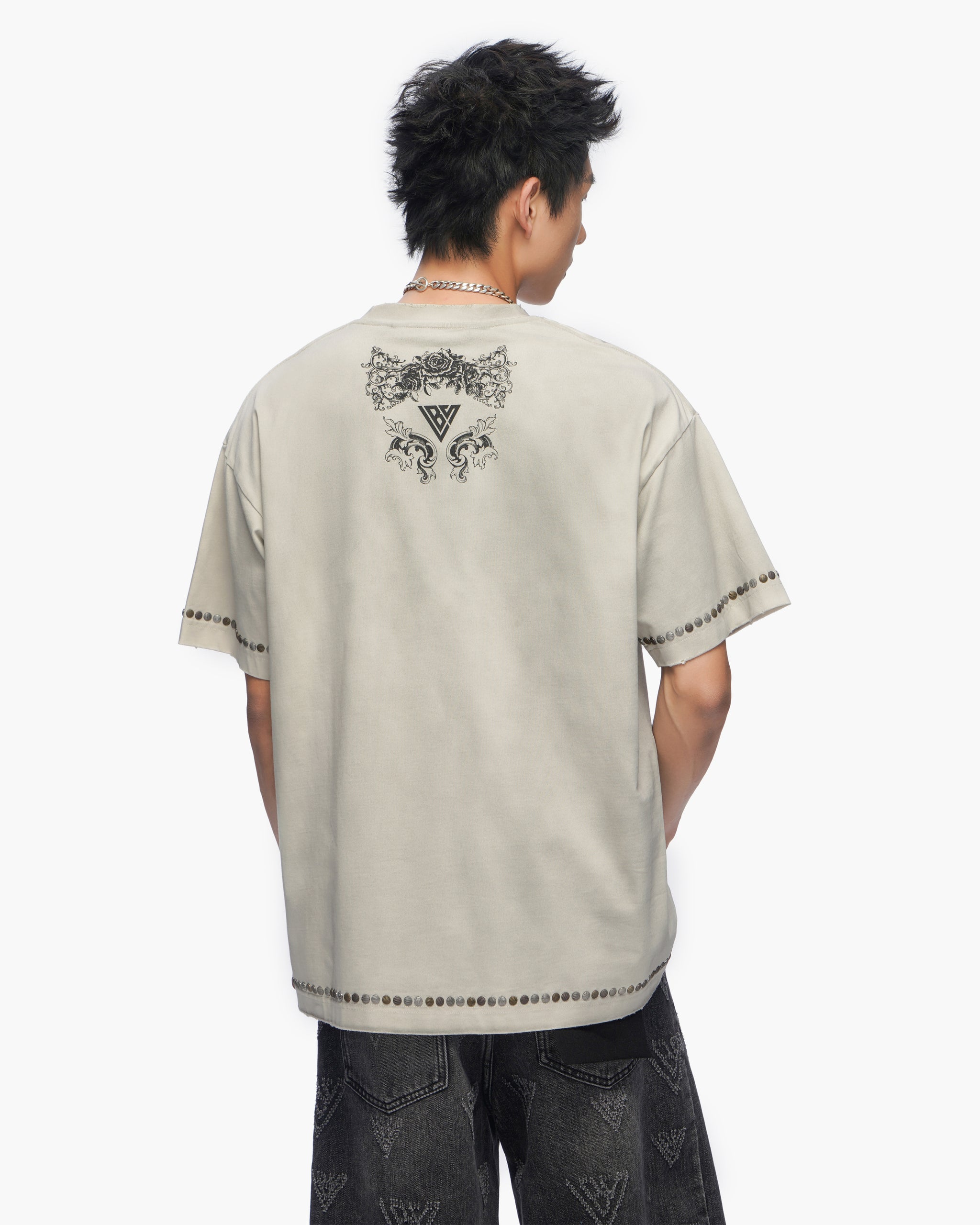 Parchment Tee Vintage Light Grey