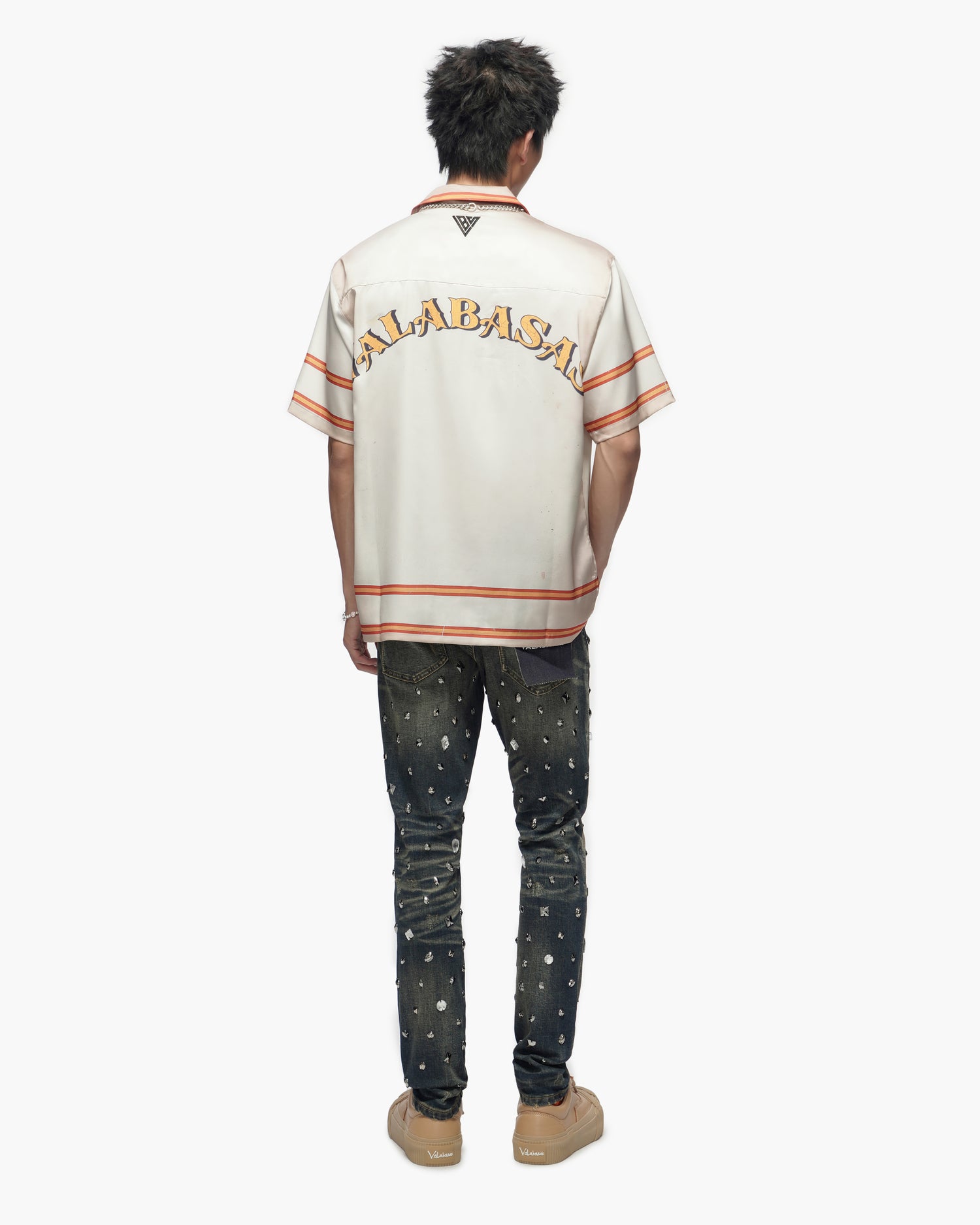 Self Service Cream Button Down Shirt