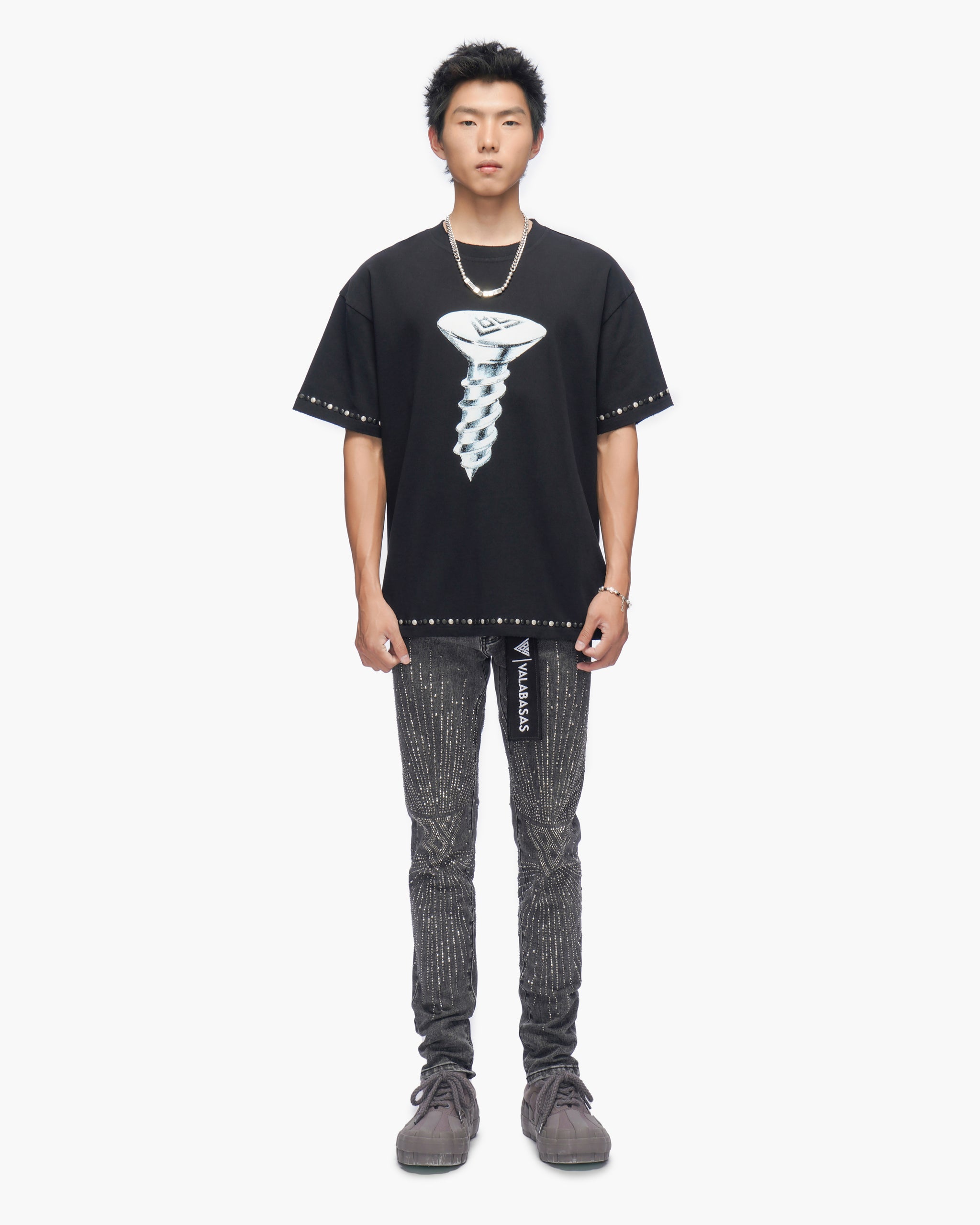 You're Screwed Vintage Black Tee