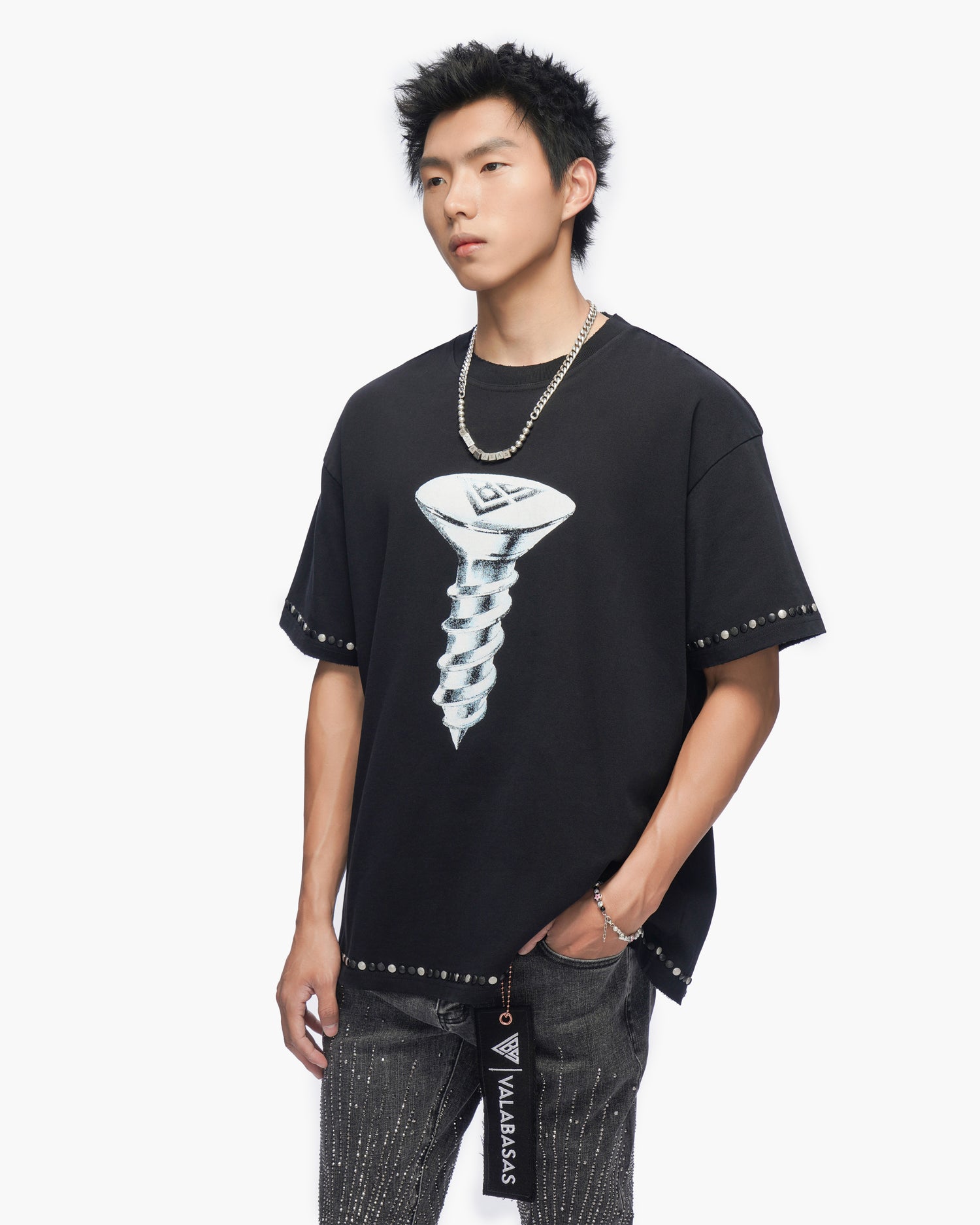 You're Screwed Vintage Black Tee