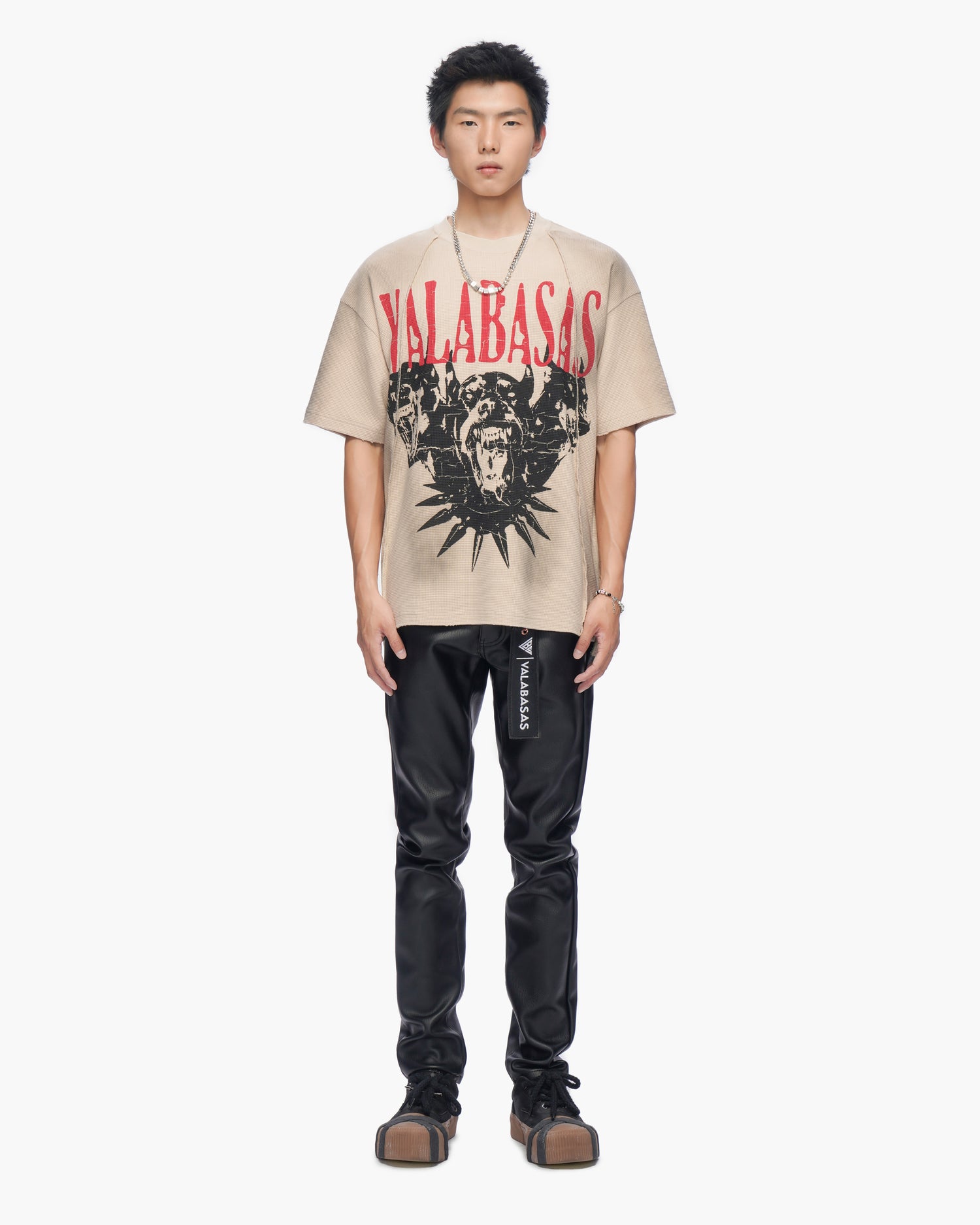 Not For Resale Vintage Cream Thermal Tee