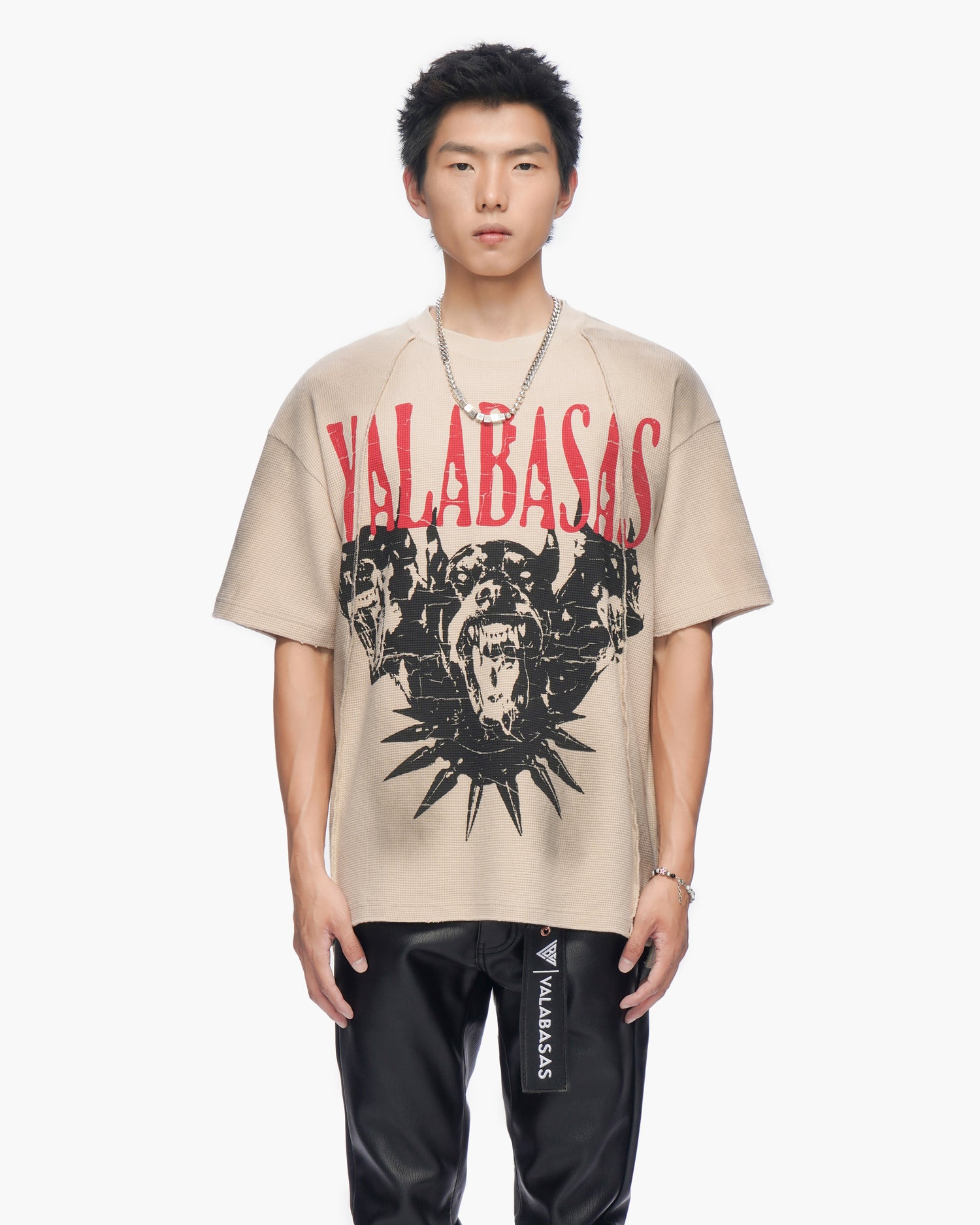 Not For Resale Vintage Cream Thermal Tee